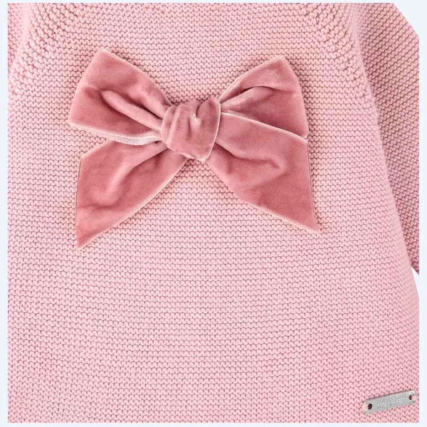 CONJUNTO LAZO TERCIOPELO JERSEY Y CULOTE ROSA PAL2